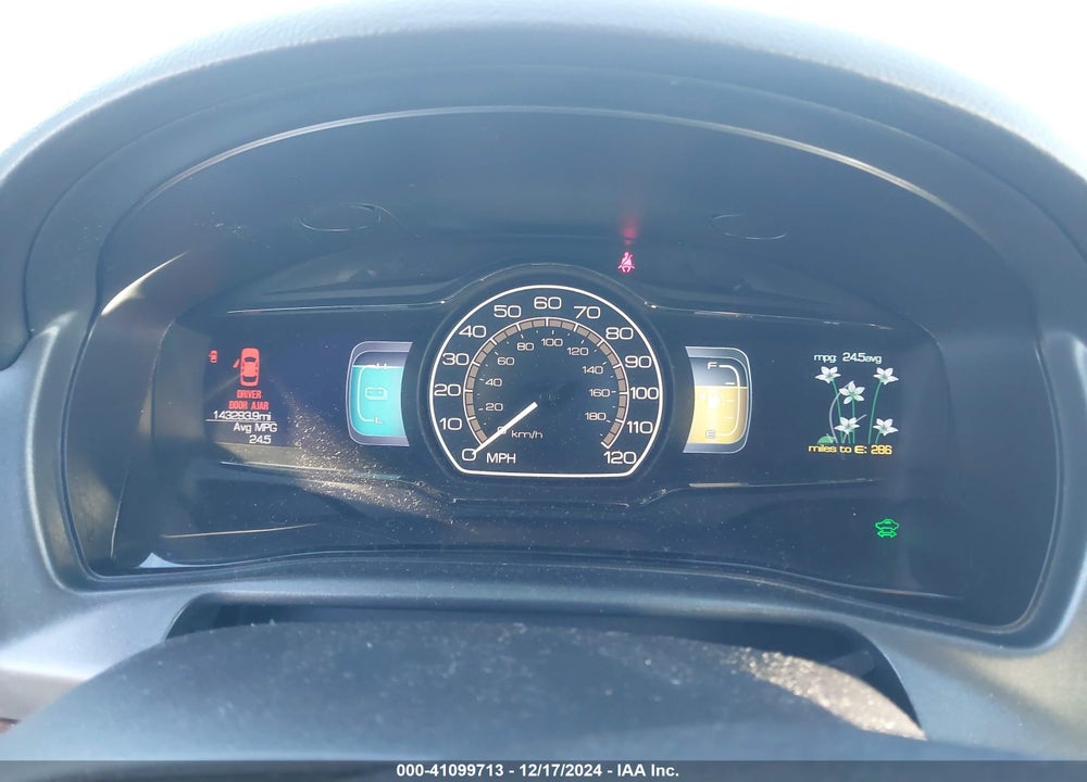 2012 LINCOLN MKZ HYBRID VIN: 3LNDL2L39CR815243