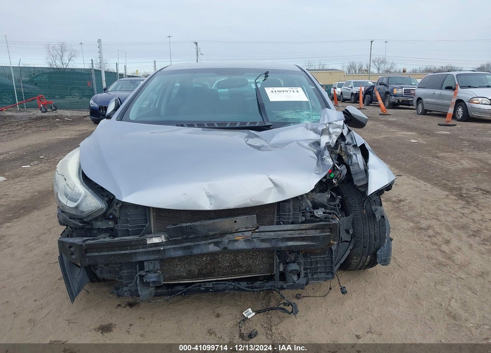 2016 HYUNDAI ELANTRA SE VIN: 5NPDH4AE1GH654580