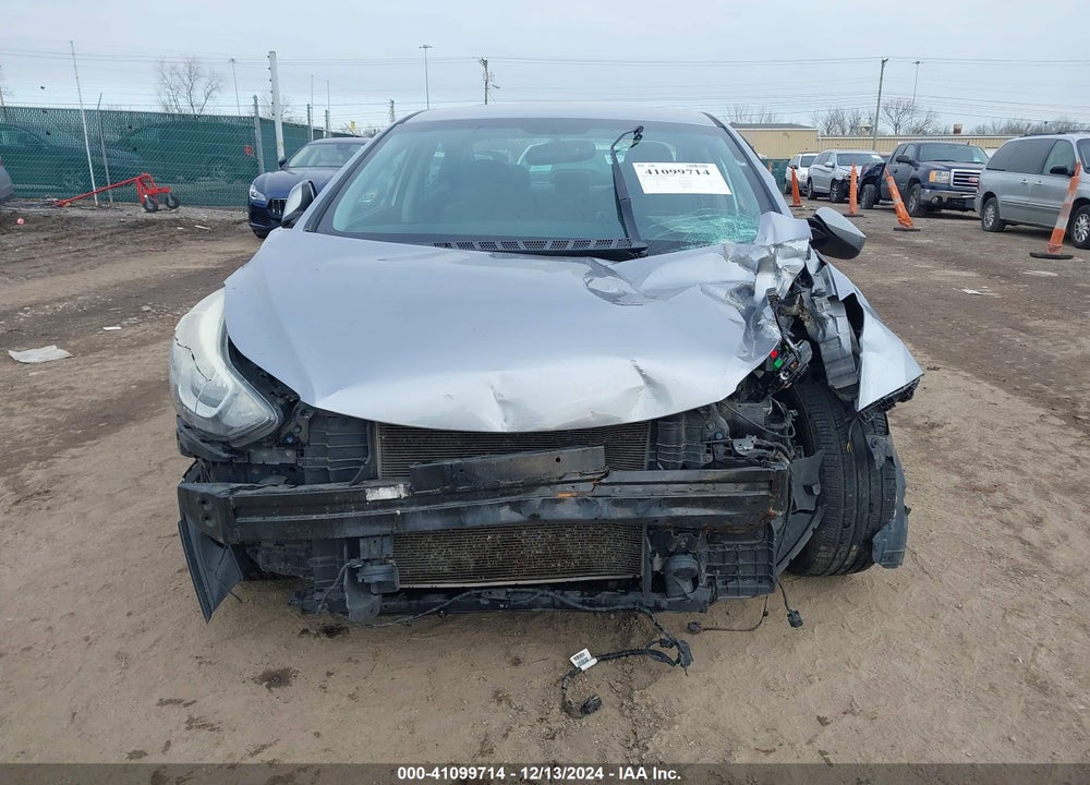 2016 HYUNDAI ELANTRA SE VIN: 5NPDH4AE1GH654580