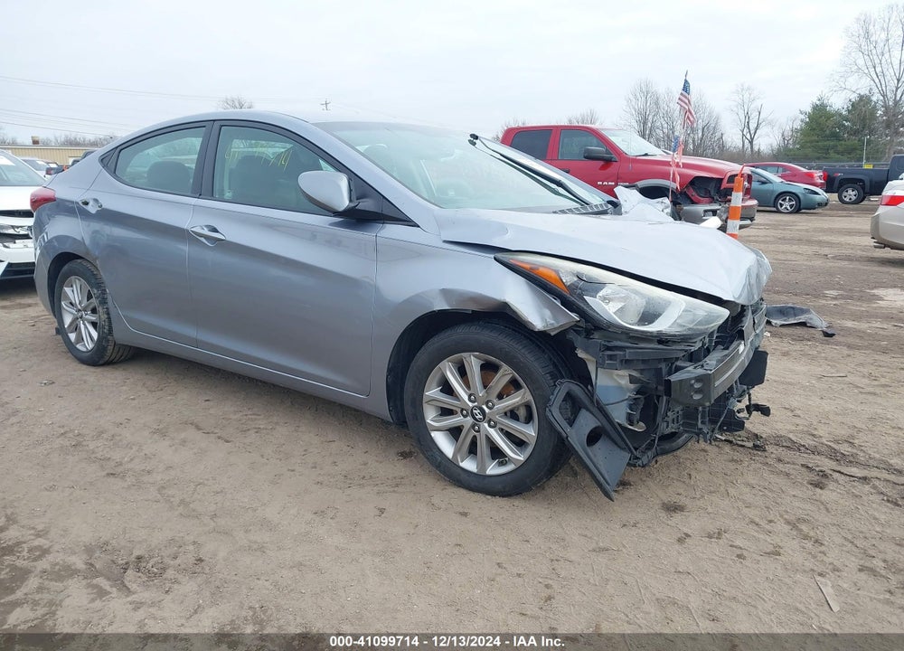 2016 HYUNDAI ELANTRA SE VIN: 5NPDH4AE1GH654580