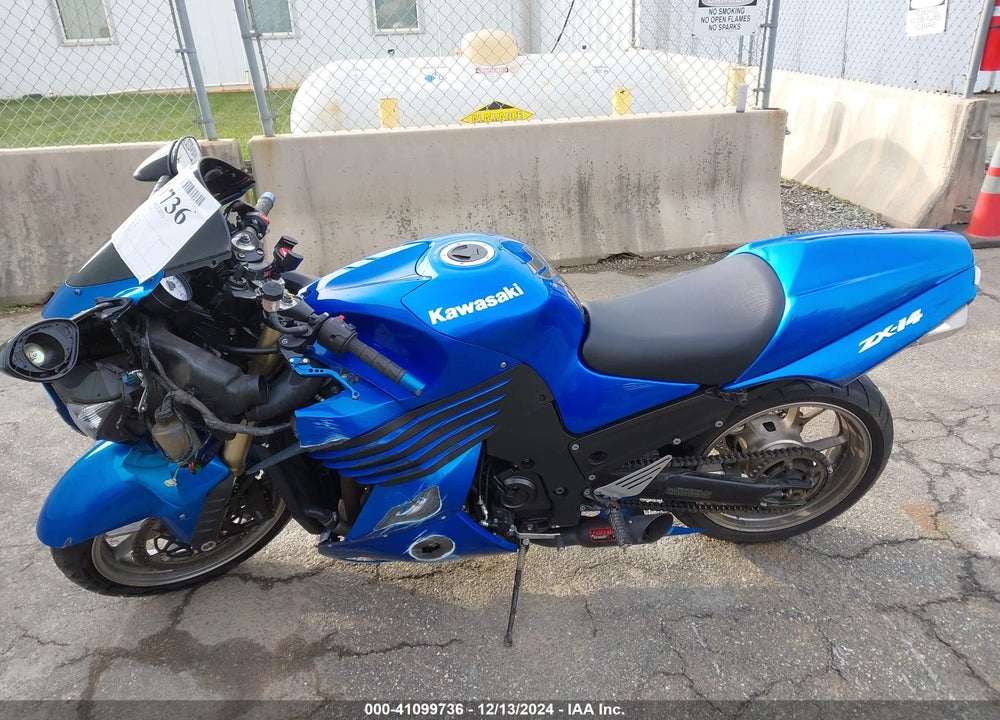 2007 KAWASAKI ZX1400 A VIN: JKBZXNA187A019025