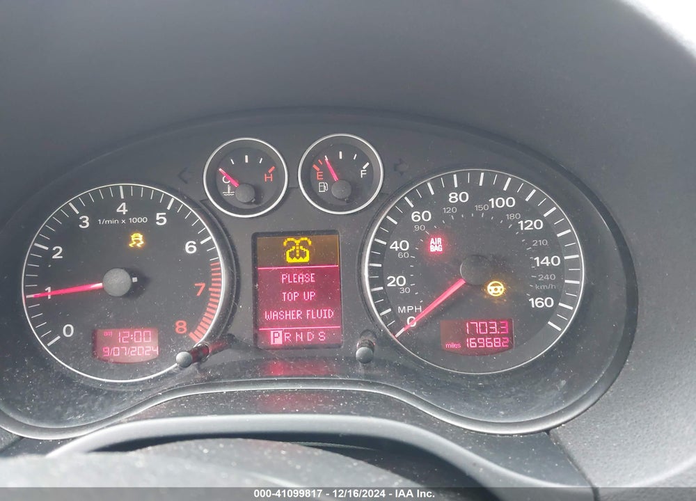 2006 AUDI A3 2.0T VIN: WAUNF78P56A040542