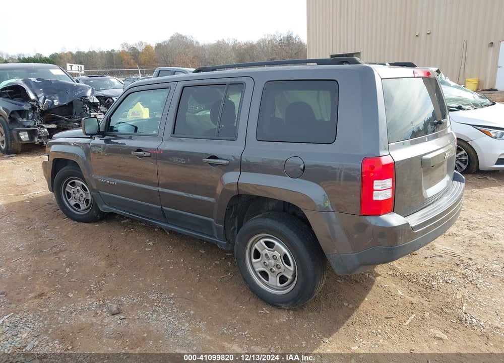 2016 JEEP PATRIOT SPORT VIN: 1C4NJPBB7GD547067