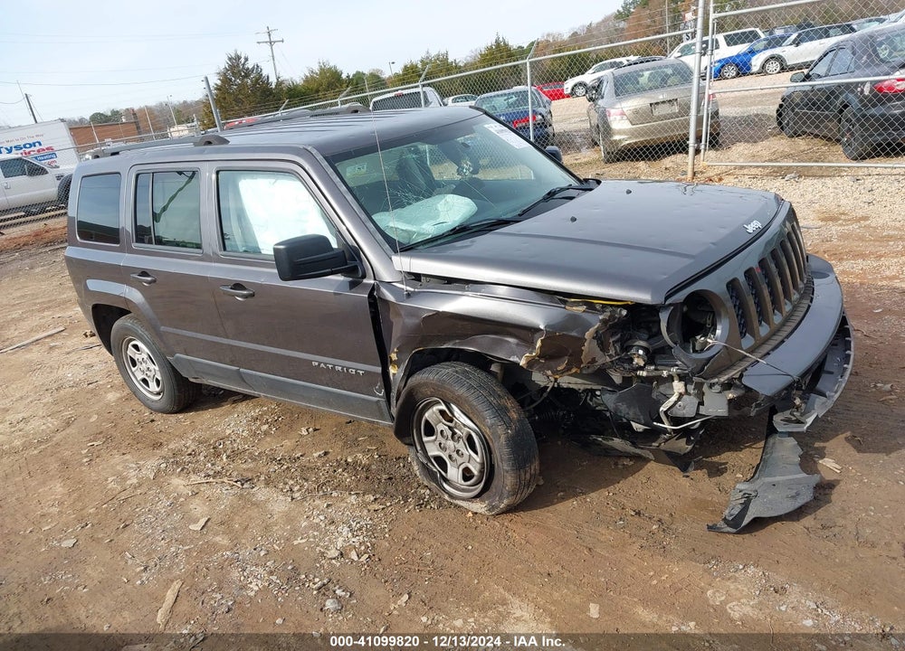 2016 JEEP PATRIOT SPORT VIN: 1C4NJPBB7GD547067