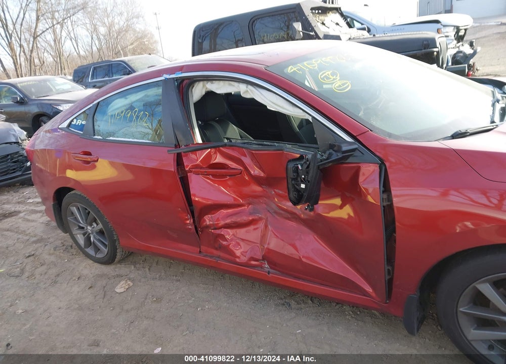 2021 HONDA CIVIC VIN: 2HGFC1F39MH706587