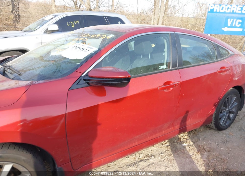 2021 HONDA CIVIC VIN: 2HGFC1F39MH706587