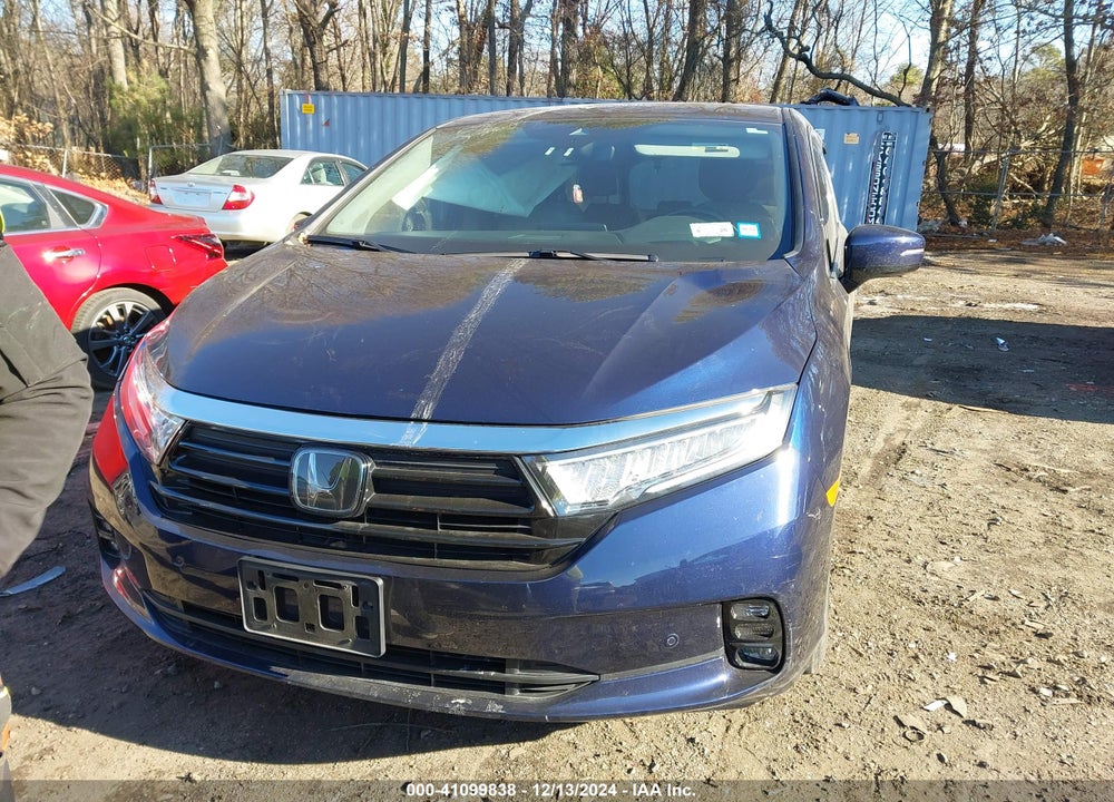 2022 HONDA ODYSSEY ELITE VIN: 5FNRL6H94NB011967