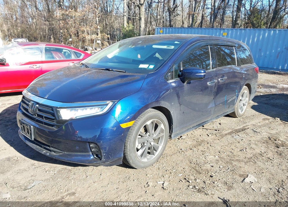 2022 HONDA ODYSSEY ELITE VIN: 5FNRL6H94NB011967