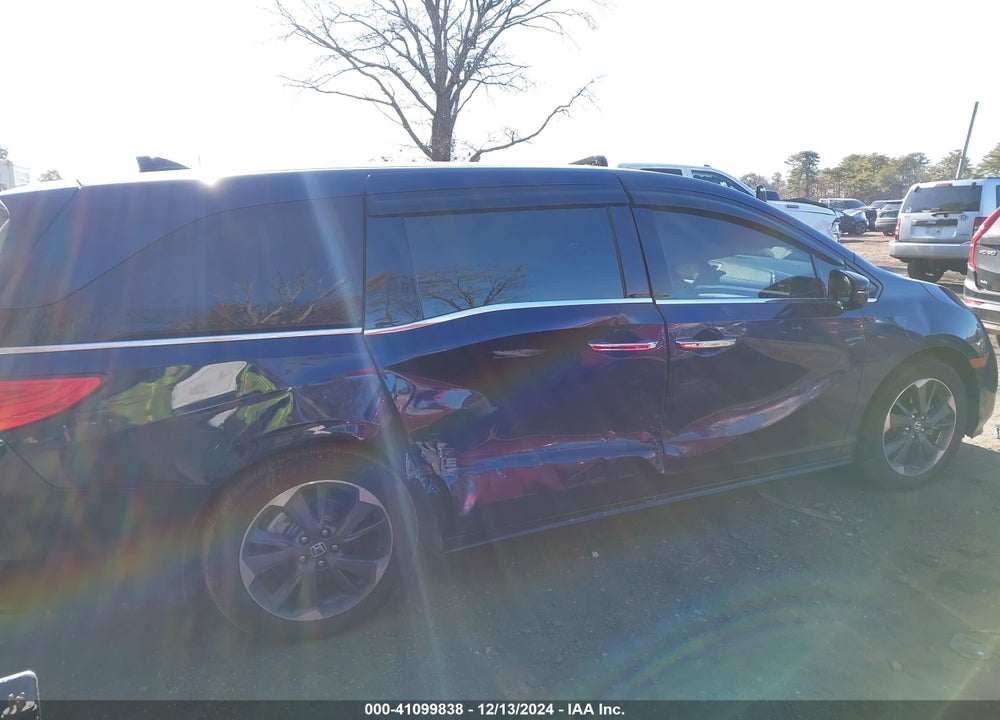 2022 HONDA ODYSSEY ELITE VIN: 5FNRL6H94NB011967