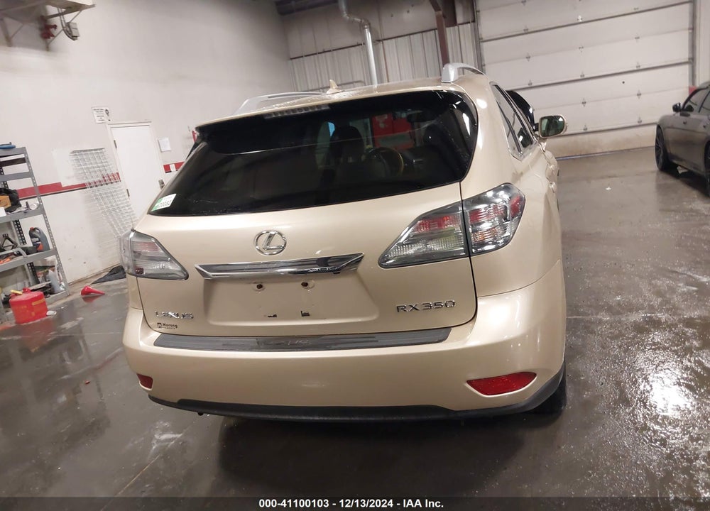 2010 LEXUS RX 350 BASE (A6) VIN: 2T2BK1BA3AC023595