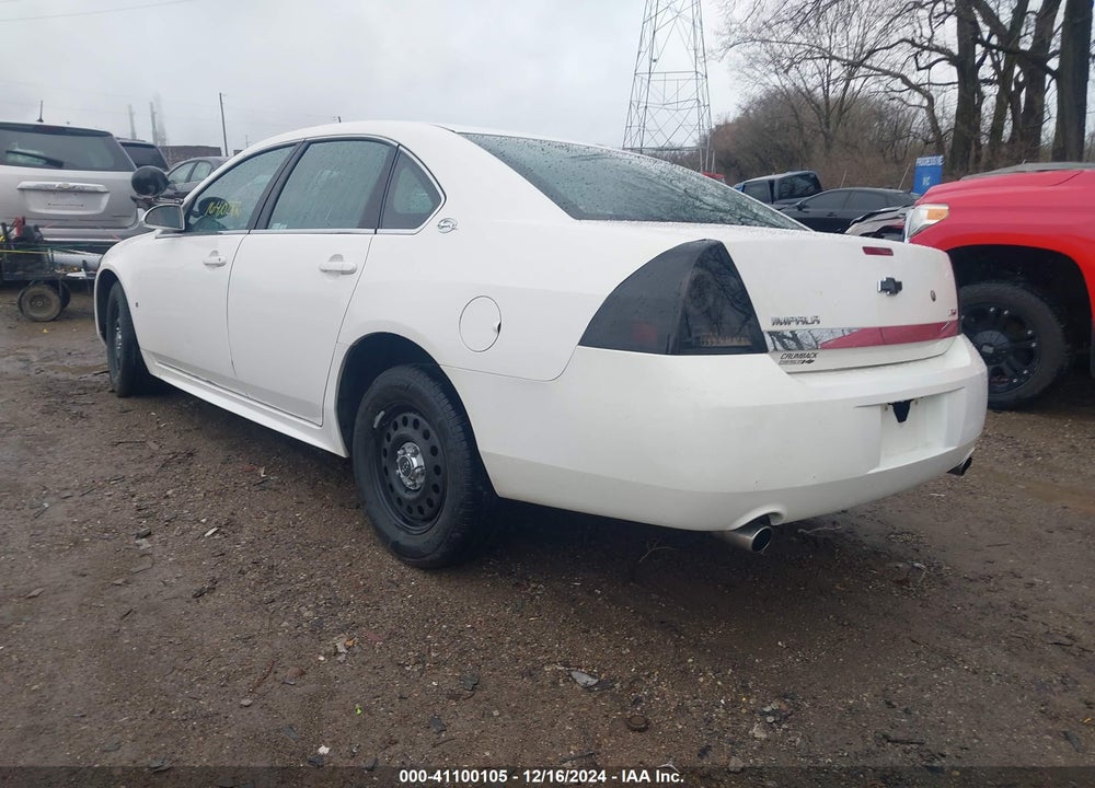 2009 CHEVROLET IMPALA POLICE VIN: 2G1WS57M491305943