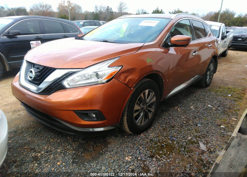 2017 NISSAN MURANO SL VIN: 5N1AZ2MG3HN106448