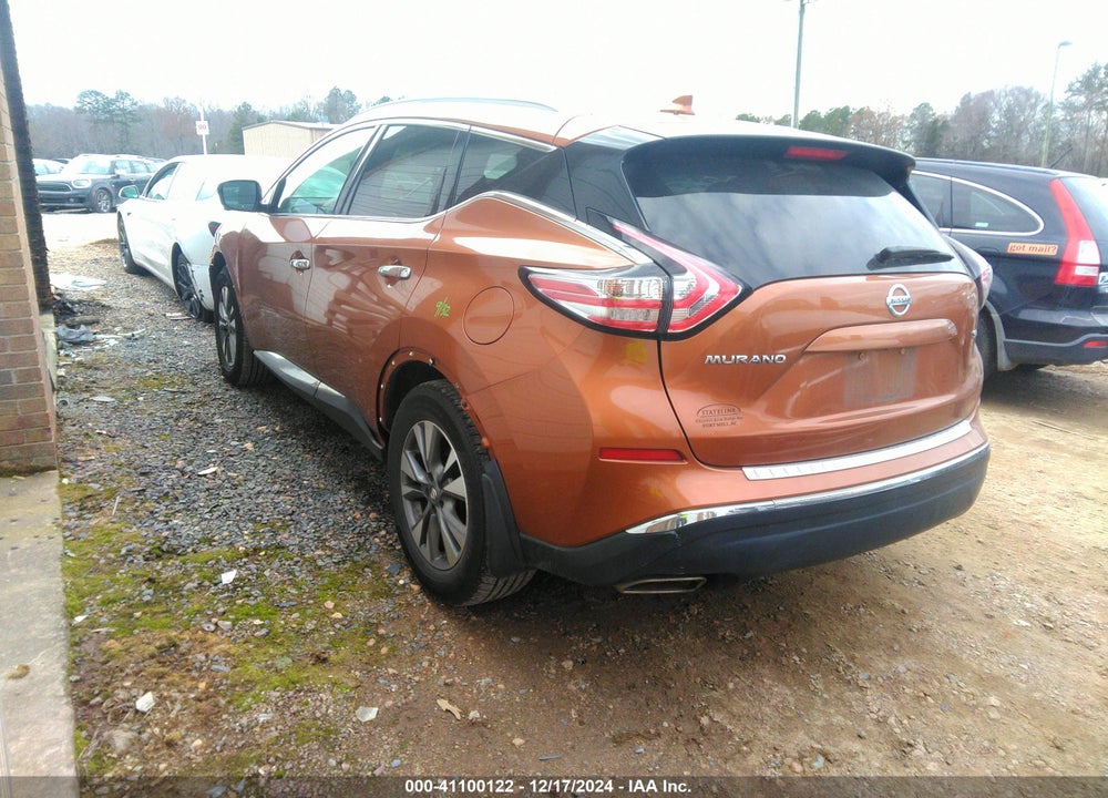 2017 NISSAN MURANO SL VIN: 5N1AZ2MG3HN106448
