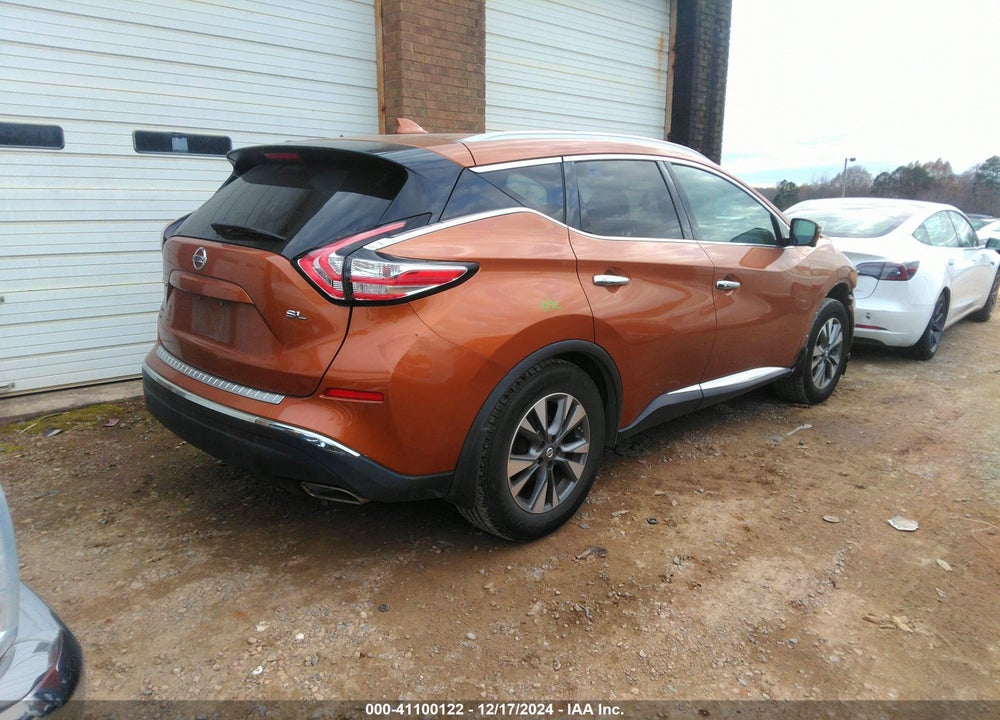 2017 NISSAN MURANO SL VIN: 5N1AZ2MG3HN106448