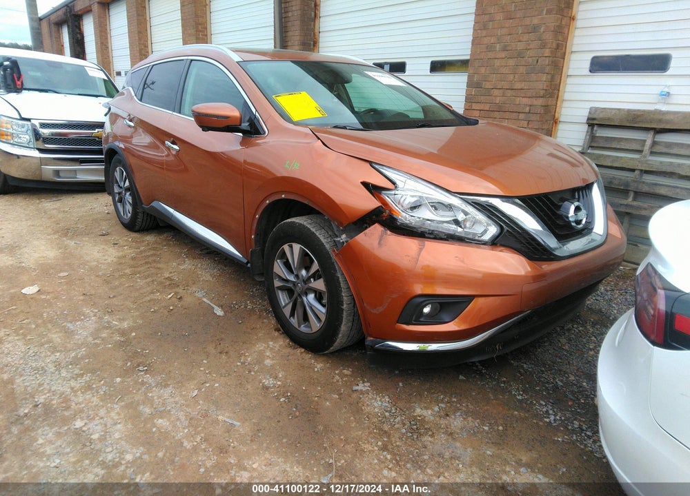 2017 NISSAN MURANO SL VIN: 5N1AZ2MG3HN106448