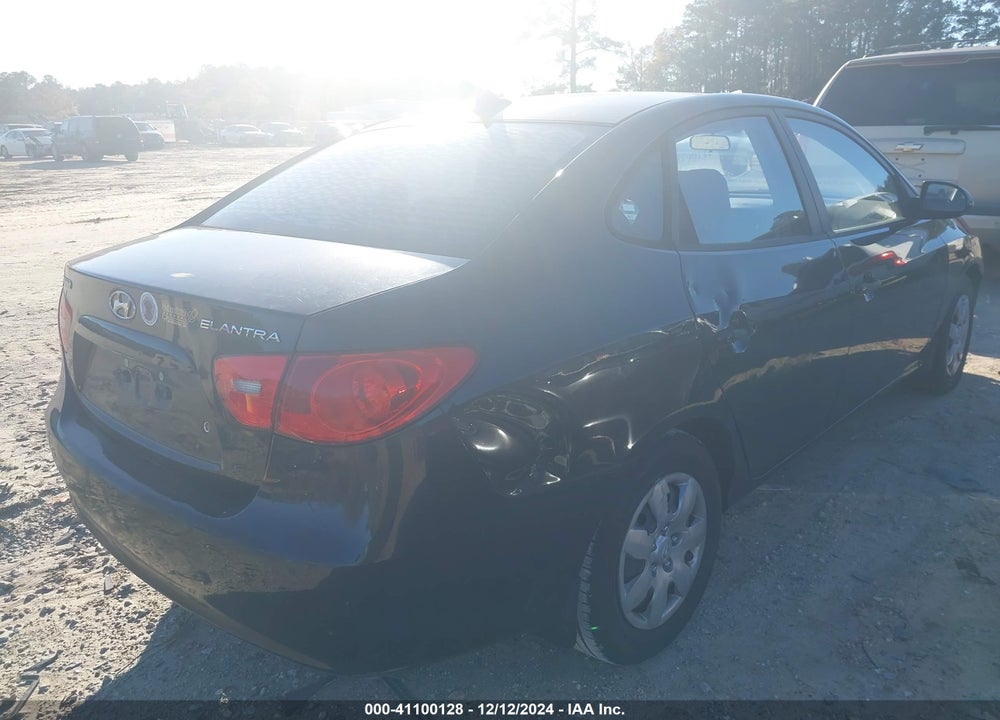2009 HYUNDAI ELANTRA GLS VIN: KMHDU46D39U648103