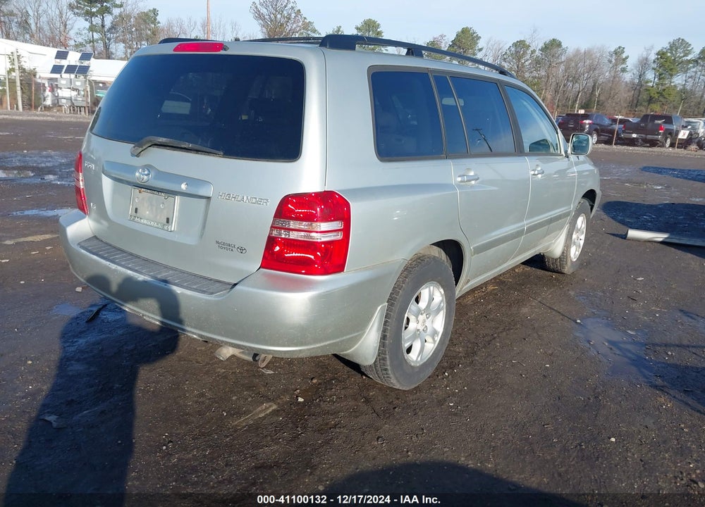 2003 TOYOTA HIGHLANDER V6 VIN: JTEGF21A530100952