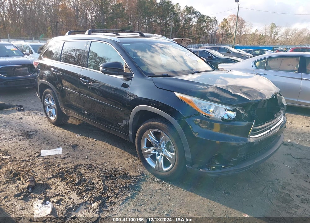 2014 TOYOTA HIGHLANDER LIMITED PLATINUM V6 VIN: 5TDYKRFH0ES021921
