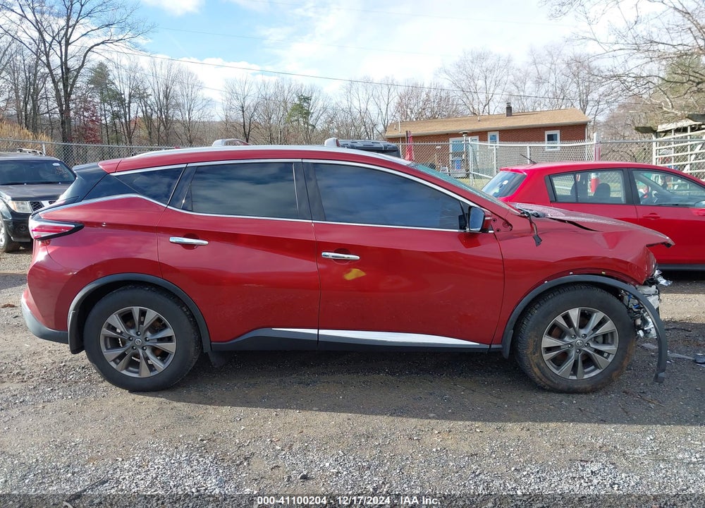 2015 NISSAN MURANO SL VIN: 5N1AZ2MG6FN281581