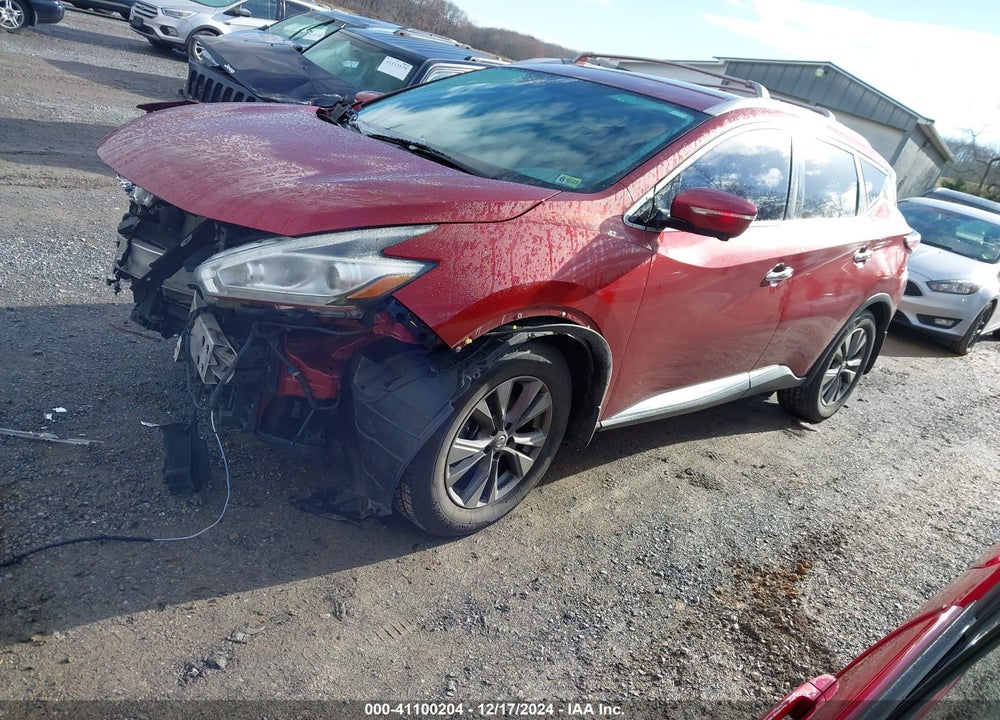 2015 NISSAN MURANO SL VIN: 5N1AZ2MG6FN281581