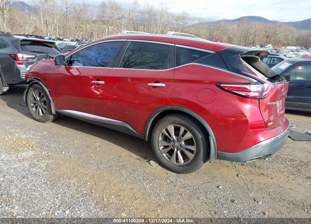 2015 NISSAN MURANO SL VIN: 5N1AZ2MG6FN281581
