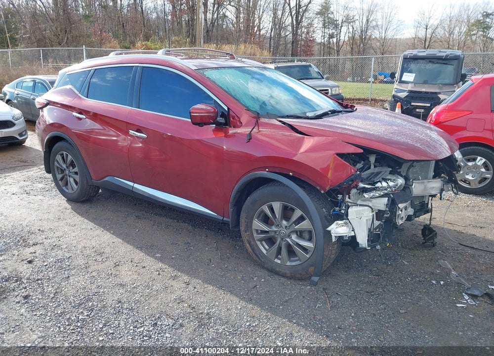 2015 NISSAN MURANO SL VIN: 5N1AZ2MG6FN281581