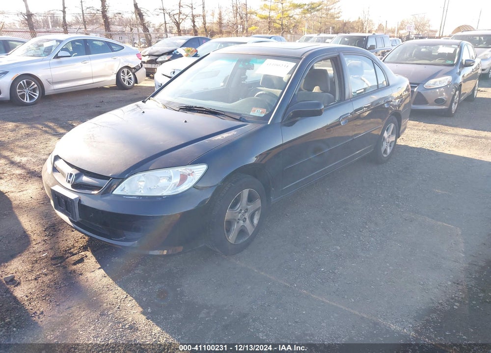 2004 HONDA CIVIC EX VIN: 2HGES26734H508790