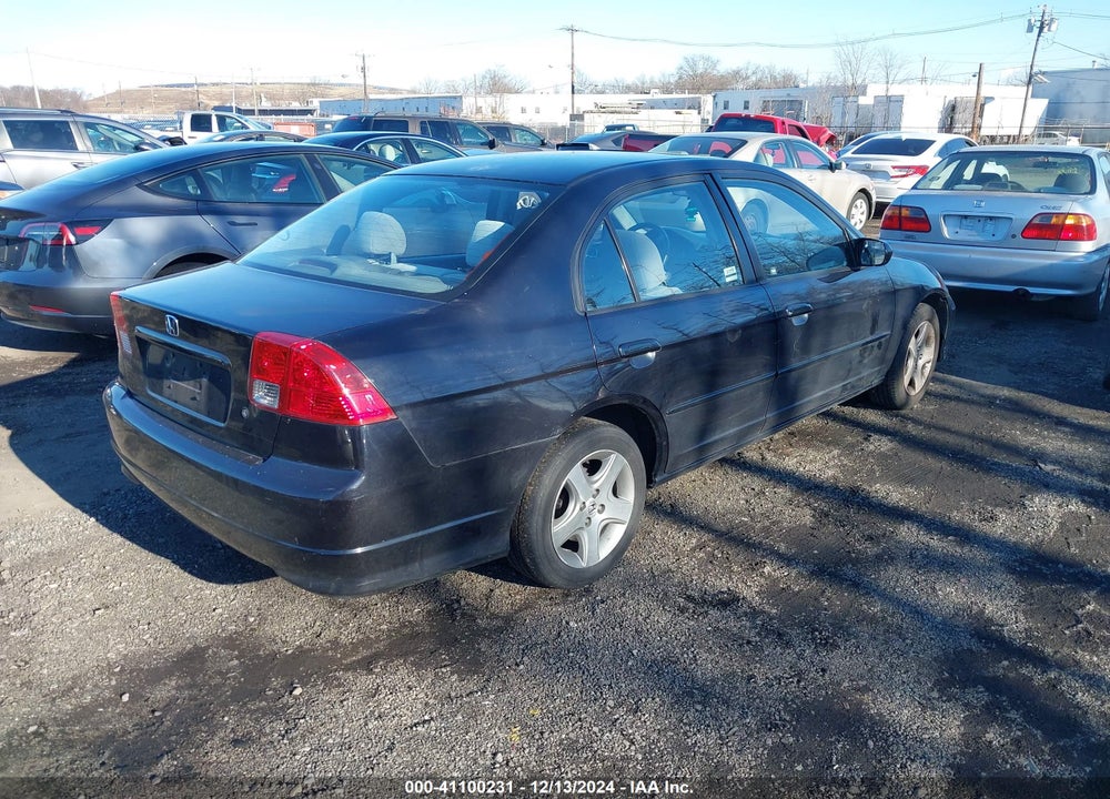 2004 HONDA CIVIC EX VIN: 2HGES26734H508790