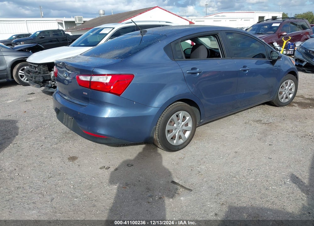 2016 KIA RIO LX VIN: KNADM4A35G6646466