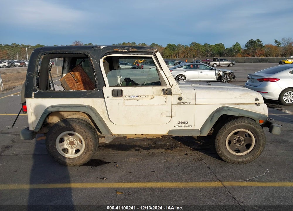 2006 JEEP WRANGLER SPORT RHD VIN: 1J4F449S96P785798
