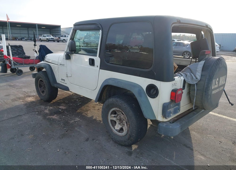 2006 JEEP WRANGLER SPORT RHD VIN: 1J4F449S96P785798