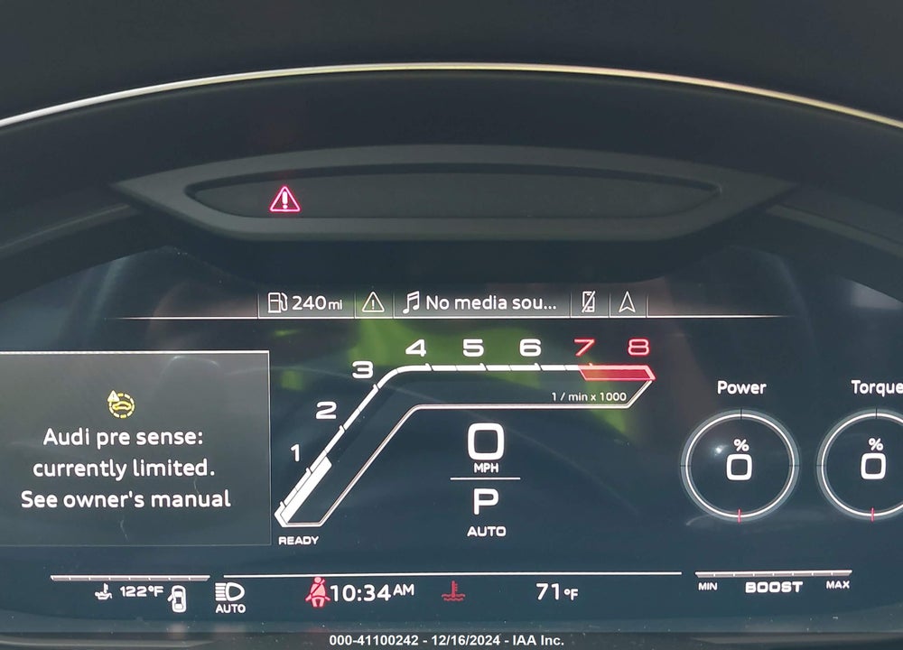2021 AUDI RS Q8 TFSI QUATTRO TIPTRONIC VIN: WU1ARBF14MD011235