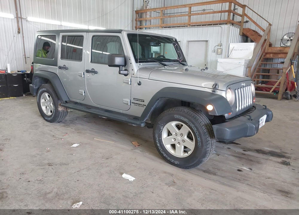 2013 JEEP WRANGLER UNLIMITED SPORT VIN: 1C4BJWDG9DL577856