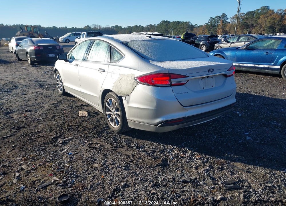 2017 FORD FUSION SE VIN: 3FA6P0H72HR206512