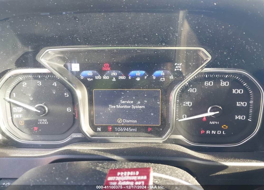 2019 GMC SIERRA 1500 DENALI VIN: 1GTU9FED3KZ120881