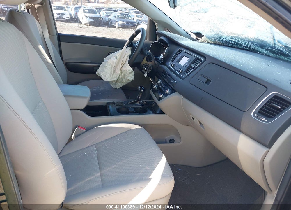 2016 KIA SEDONA L VIN: KNDMA5C12G6149968