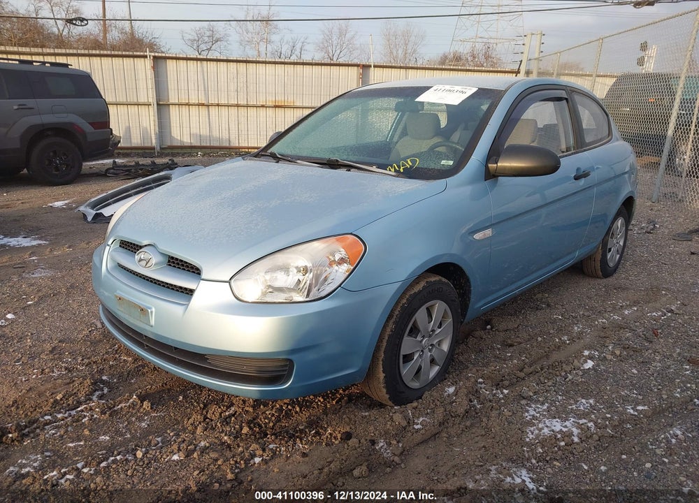 2009 HYUNDAI ACCENT GS VIN: KMHCM36C09U129460