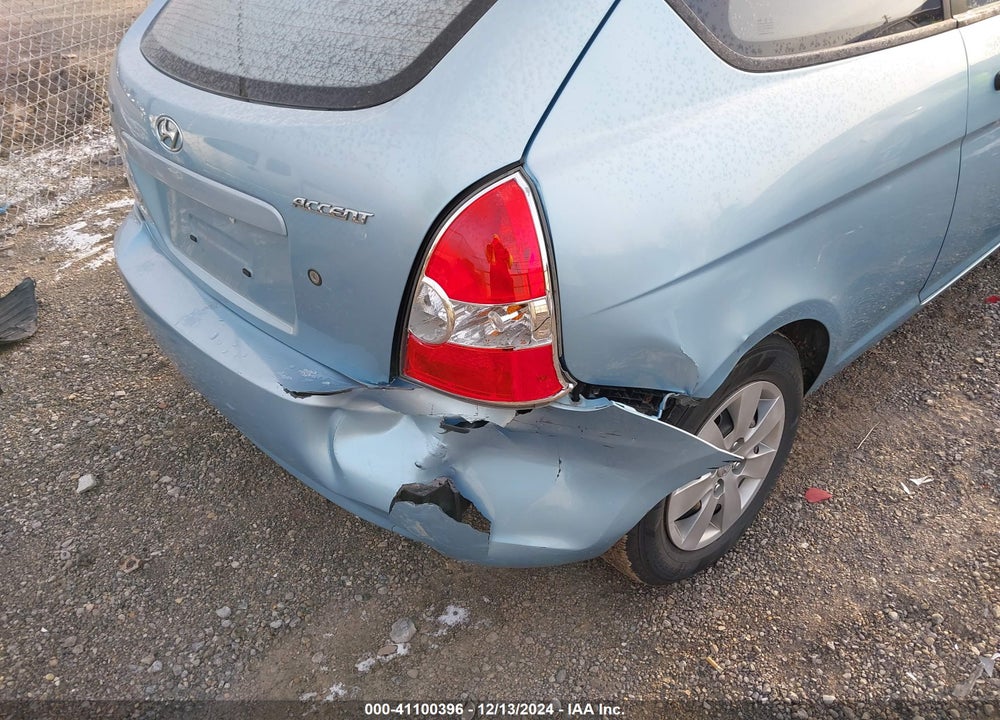 2009 HYUNDAI ACCENT GS VIN: KMHCM36C09U129460
