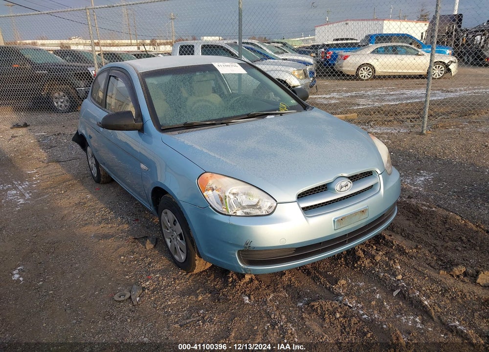 2009 HYUNDAI ACCENT GS VIN: KMHCM36C09U129460