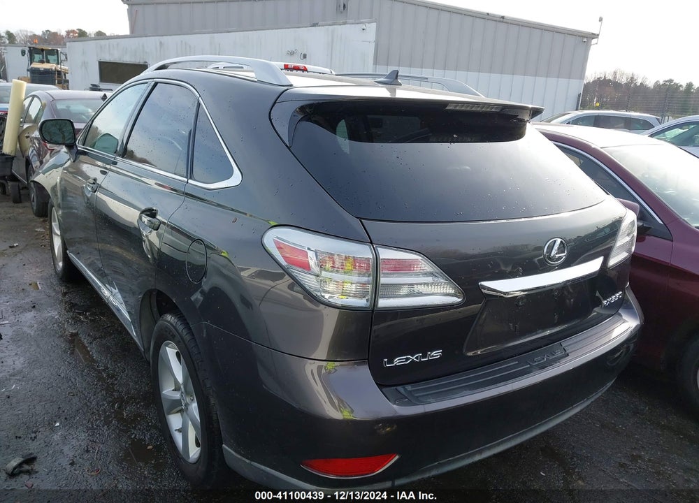 2010 LEXUS RX 350 BASE (A6) VIN: 2T2BK1BA8AC053529
