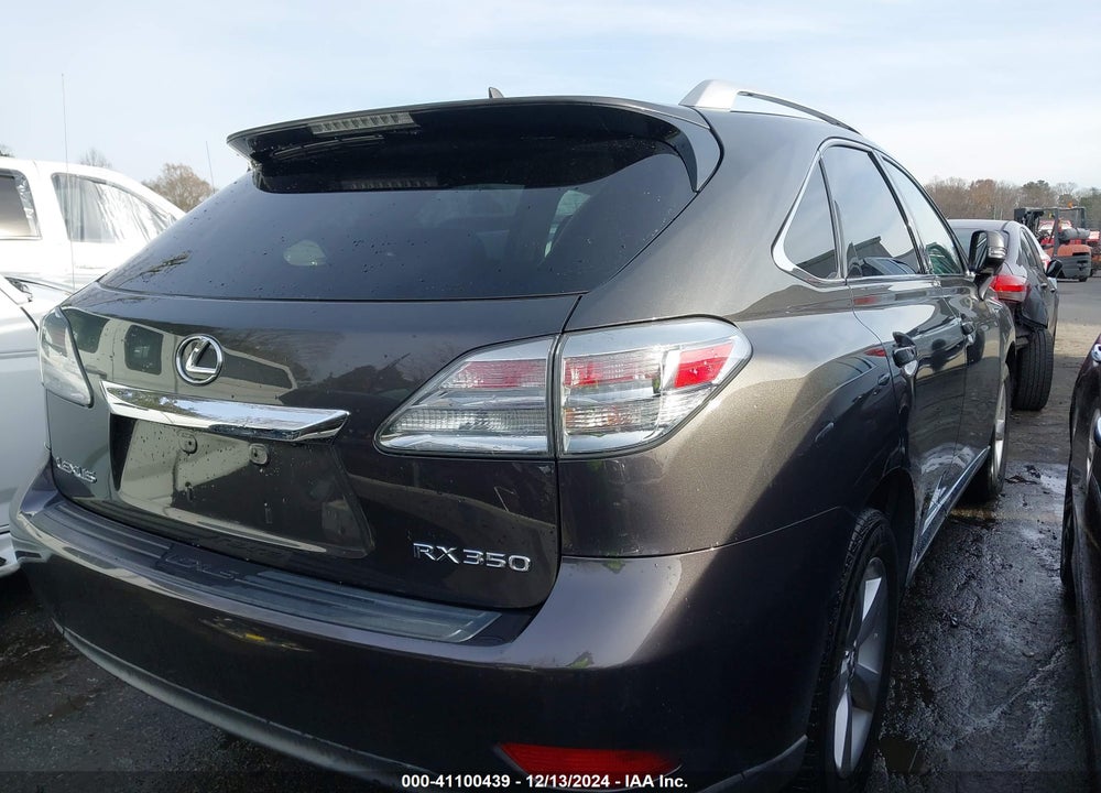 2010 LEXUS RX 350 BASE (A6) VIN: 2T2BK1BA8AC053529
