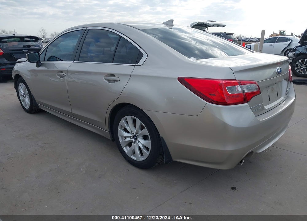 2016 SUBARU LEGACY 2.5I PREMIUM VIN: 4S3BNBD63G3055409