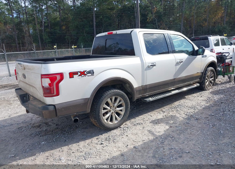 2016 FORD F-150 LARIAT VIN: 1FTEW1EG0GFB64064