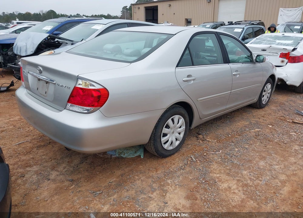 2005 TOYOTA CAMRY LE VIN: 4T1BE32K55U955074