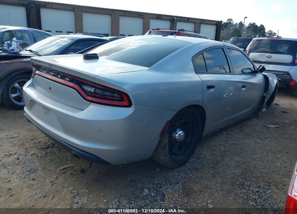 2020 DODGE CHARGER POLICE RWD VIN: 2C3CDXAG4LH126050