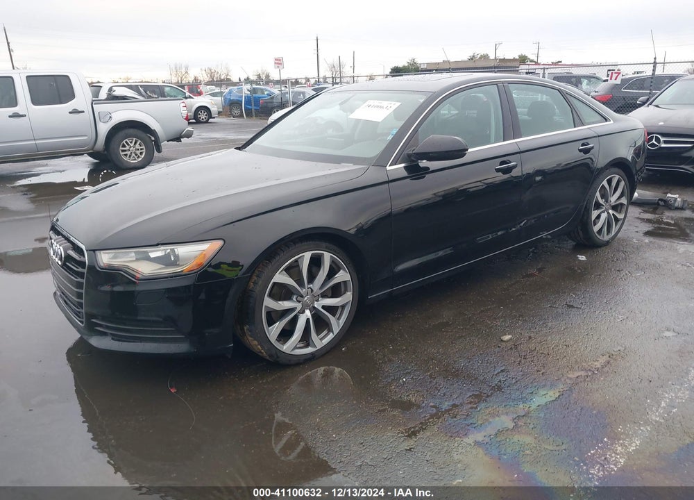 2014 AUDI A6 VIN: WAUGFAFC2EN073303