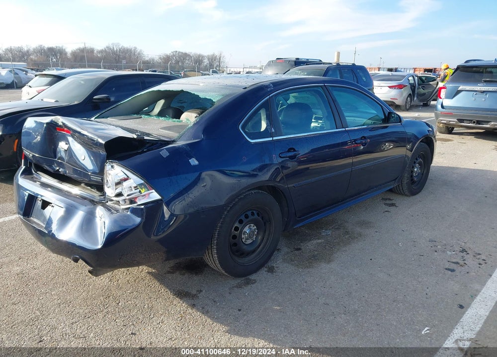 2012 CHEVROLET IMPALA POLICE VIN: 2G1WD5E30C1280356