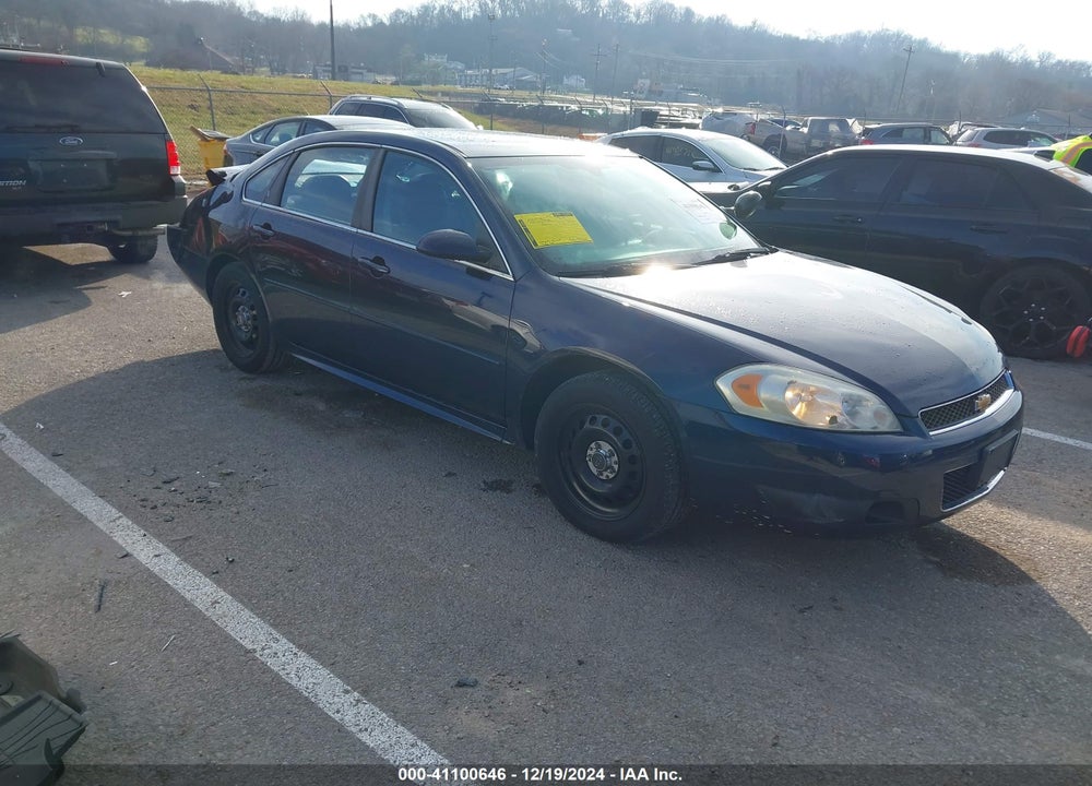2012 CHEVROLET IMPALA POLICE VIN: 2G1WD5E30C1280356