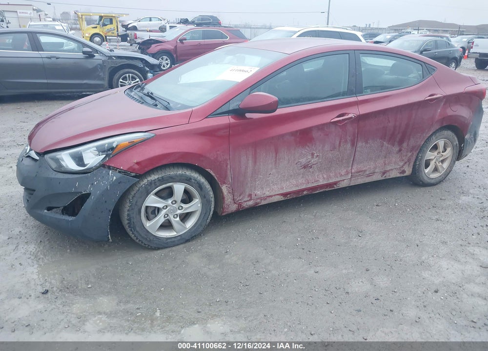 2014 HYUNDAI ELANTRA SE VIN: 5NPDH4AE2EH533926