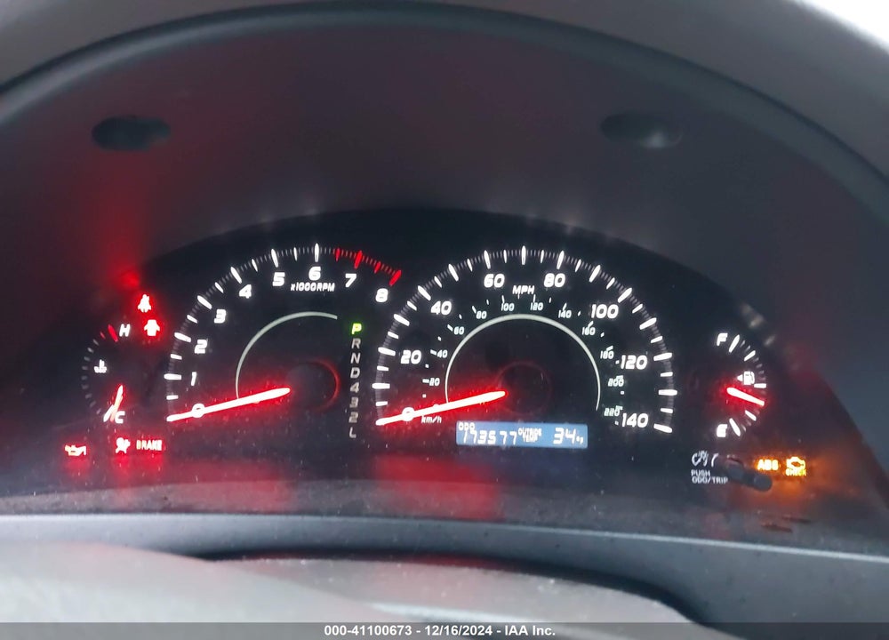 2007 TOYOTA CAMRY LE VIN: 4T1BE46KX7U035542